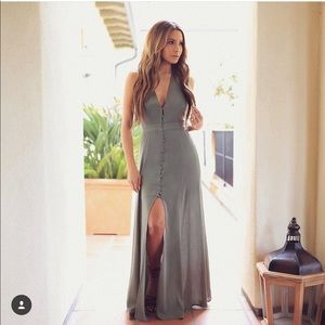 Miss Lola (lola shoetique)  sage colored dress